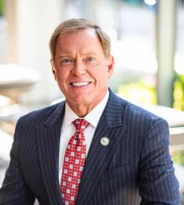 Photo of Bryan K. Stephens, President & CEO of the Hampton Roads Chamber shares the many benefits of joining a Chamber of Commerce for businesses.